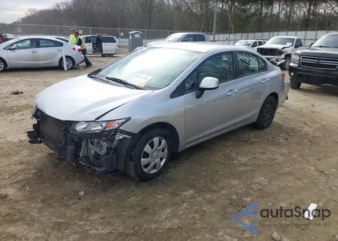 2013 Honda Civic Lx from USA, damaged, VIN 2HGFB2F50DH536971